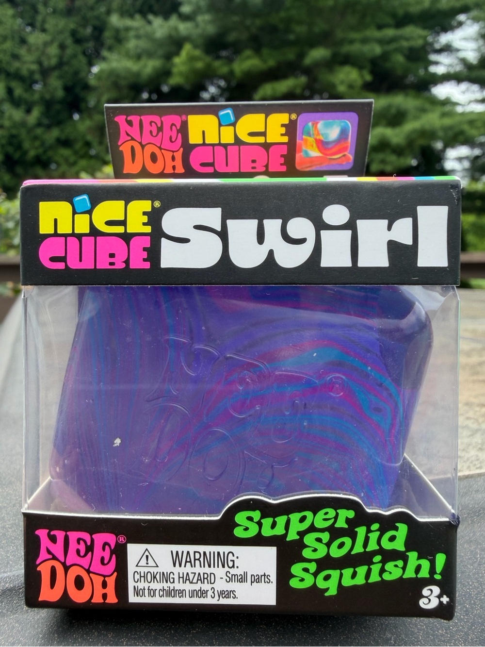 NeeDoh Nice Cube Swirl Super Solid Squish